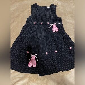 Vintage corduroy girls dress